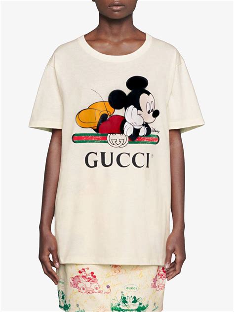 gucci mickey mouse t shirt|Mickey Mouse wearing Gucci.